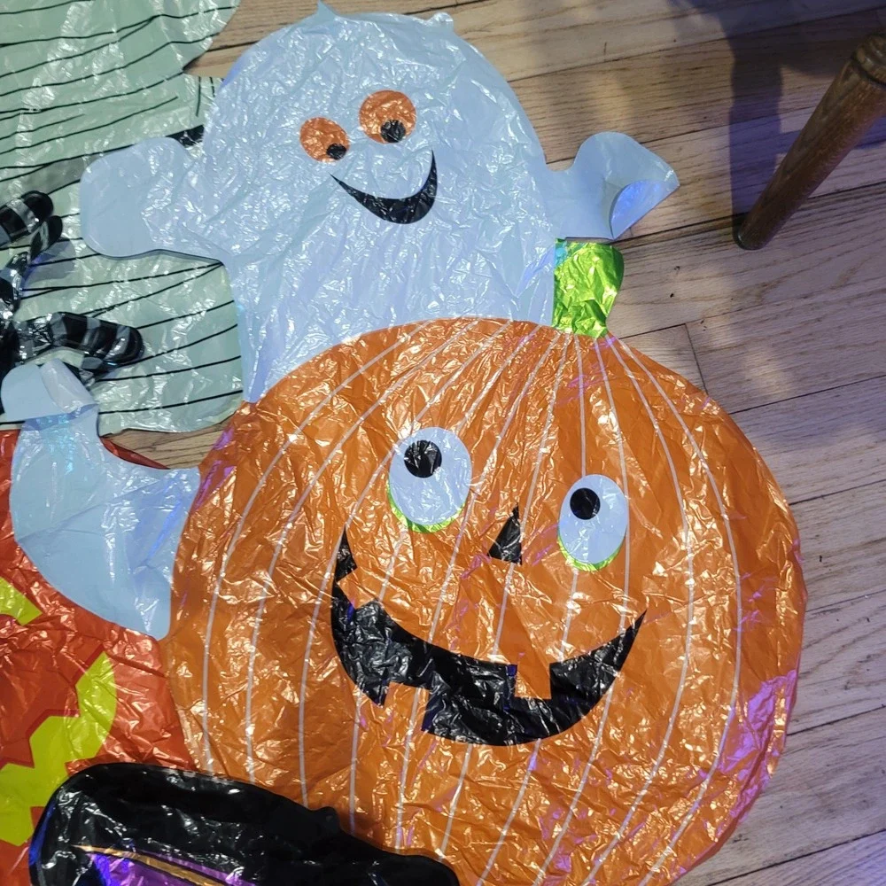 12pc Halloween Mylar Balloon Lot Large 34-36